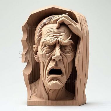 3D мадэль Николь Эйзенман, американская художница. (STL)